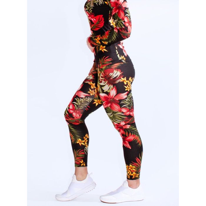 Hawaiian Floral Paradise Leggings