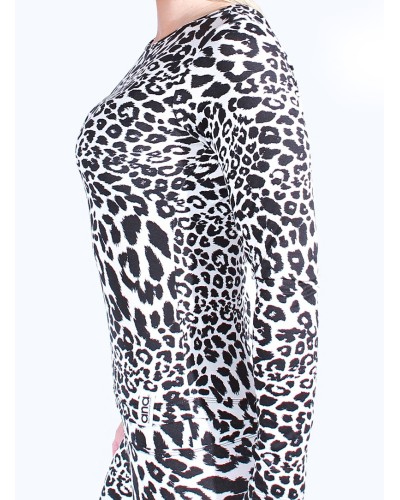 Snow leopard super soft top