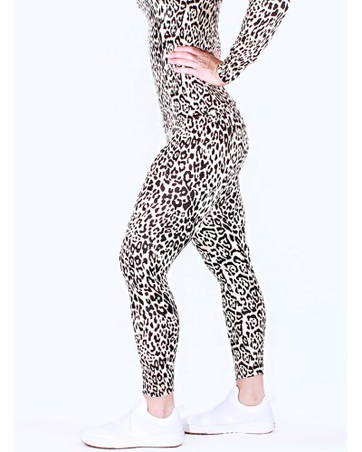 Beige cheetah super soft leggings