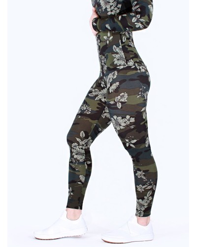 Camouflage floral legging