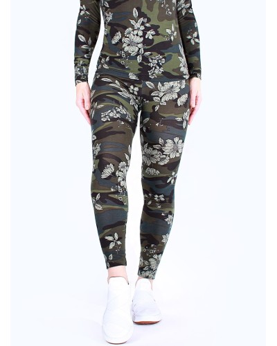 Camouflage floral legging