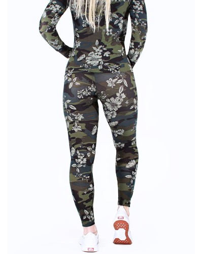 Camouflage floral legging