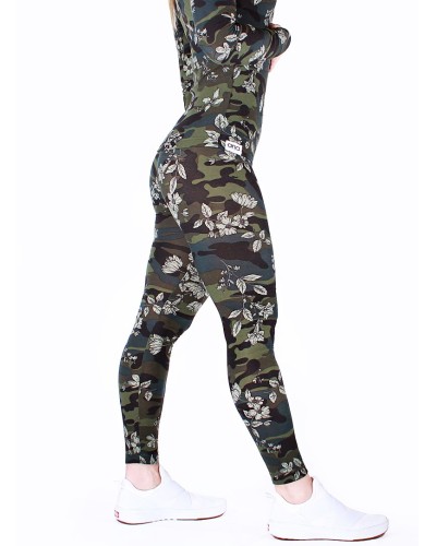 Camouflage floral legging