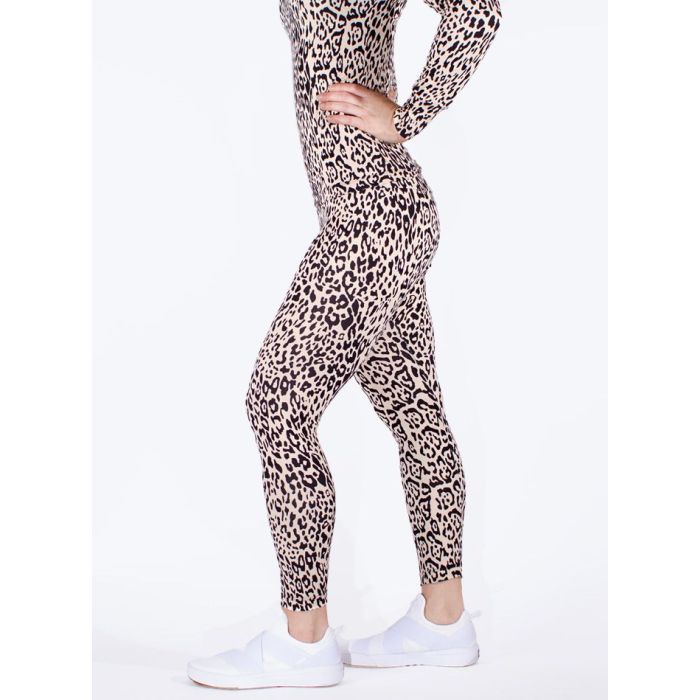 Beige cheetah super soft leggings