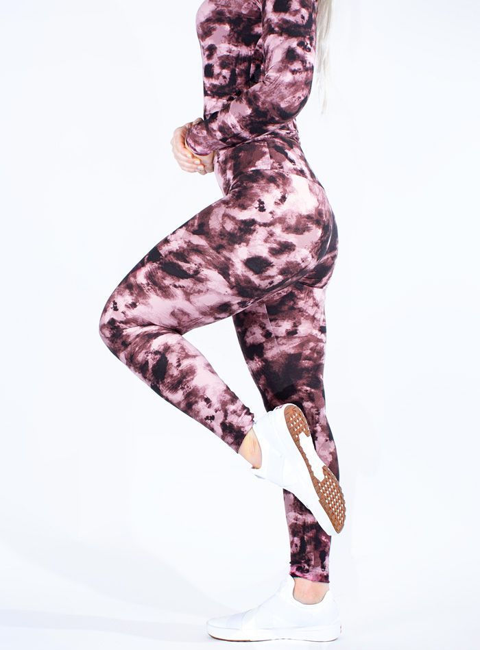 Pink Tie dye Legging