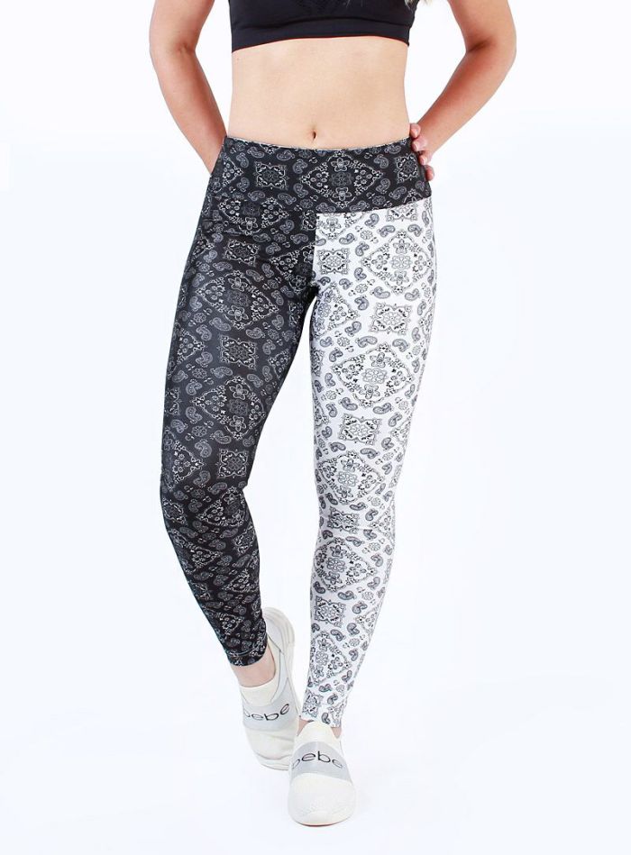 Tri color bandana legging