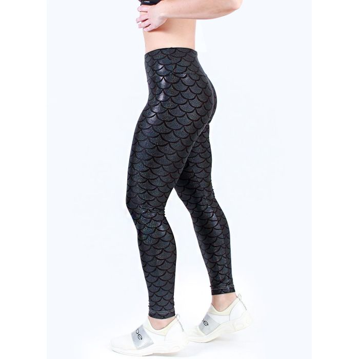 Shiny fish scale mermaid legging
