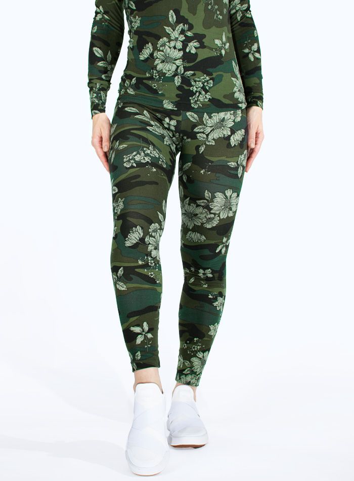 Floral Forest Camouflage legging