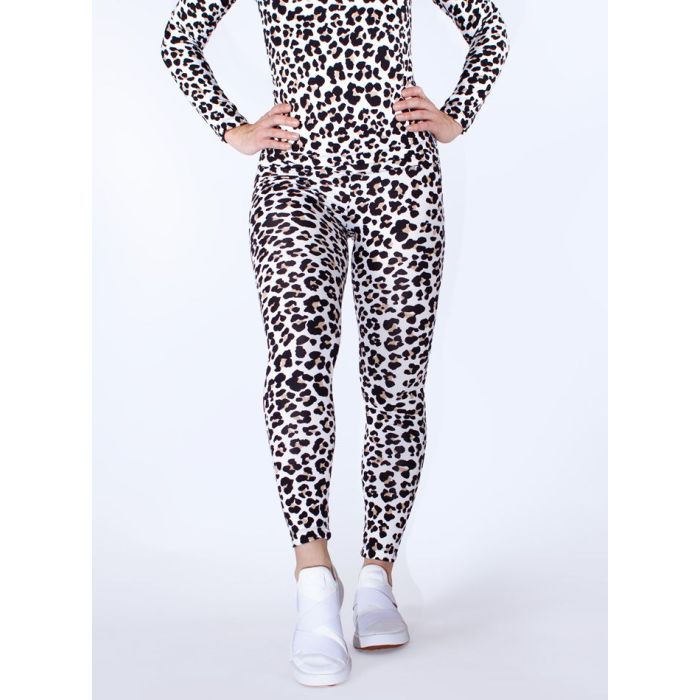 Wild Snow Leopard leggings