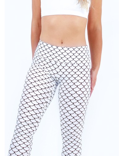 White Mermaid Legging