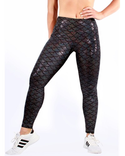 Shiny fish scale mermaid legging