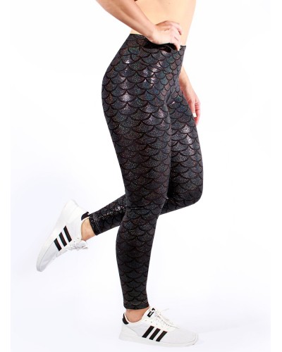 Shiny fish scale mermaid legging