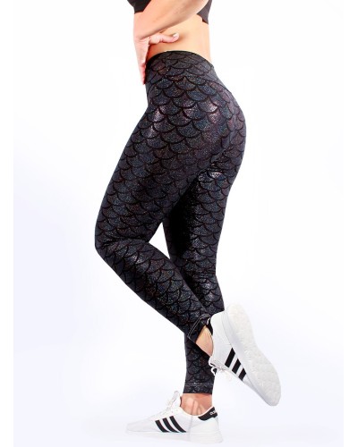 Shiny fish scale mermaid legging