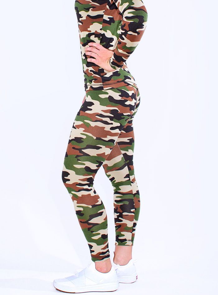 Woodland Forest Camo leggings